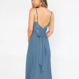 ShowmeyourMumu Lauren Tie Maxi Dress